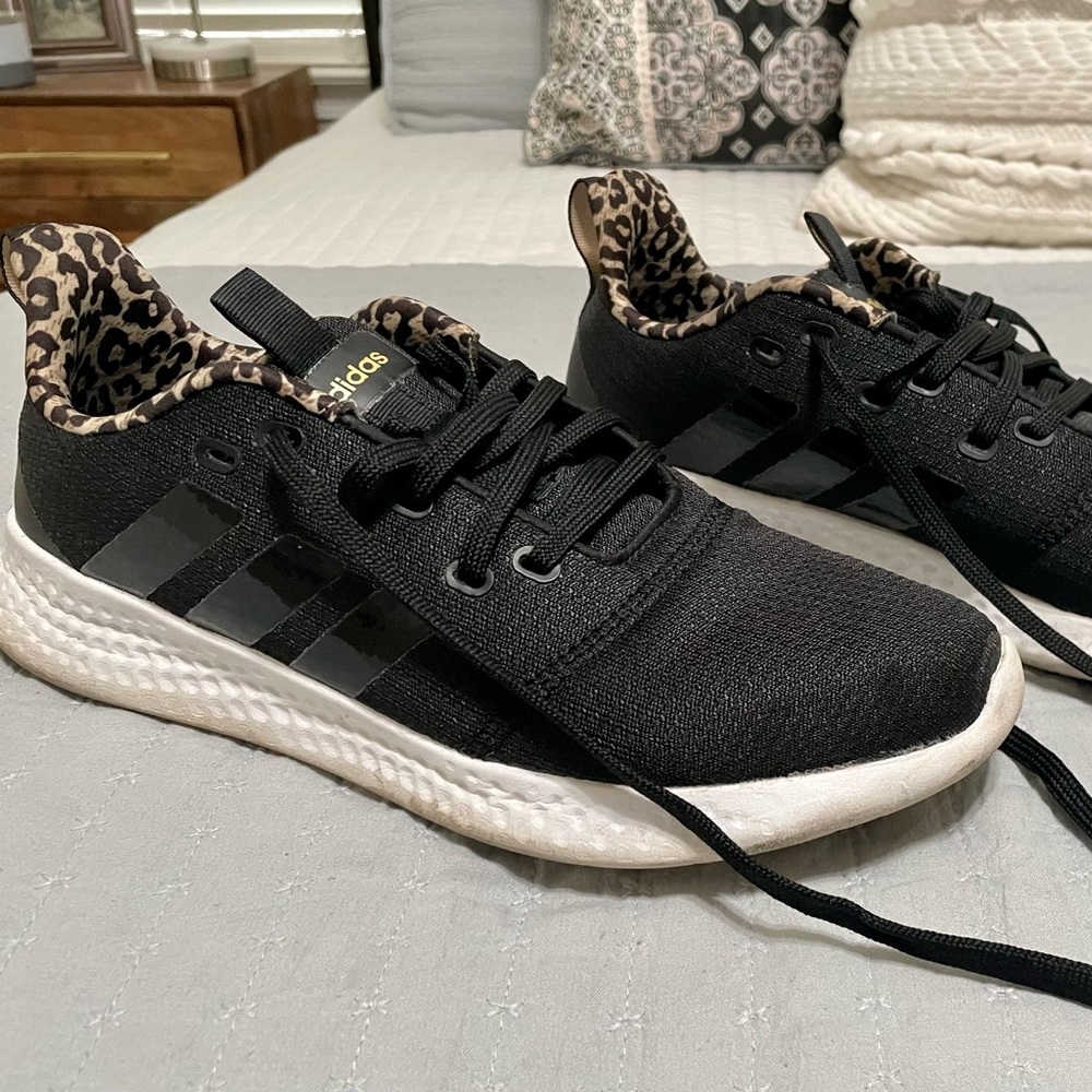 Women’s black & leopard print Adidas